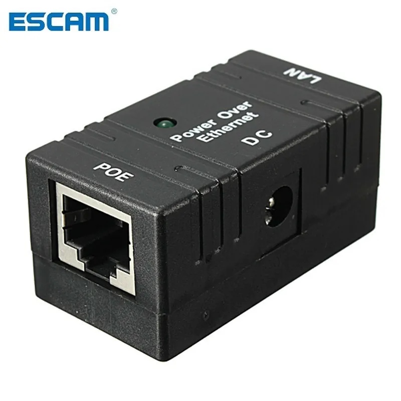 Блок питания 10 м/100 Мбит/с Пассивный Ethernet адаптер для инжектора разветвитель