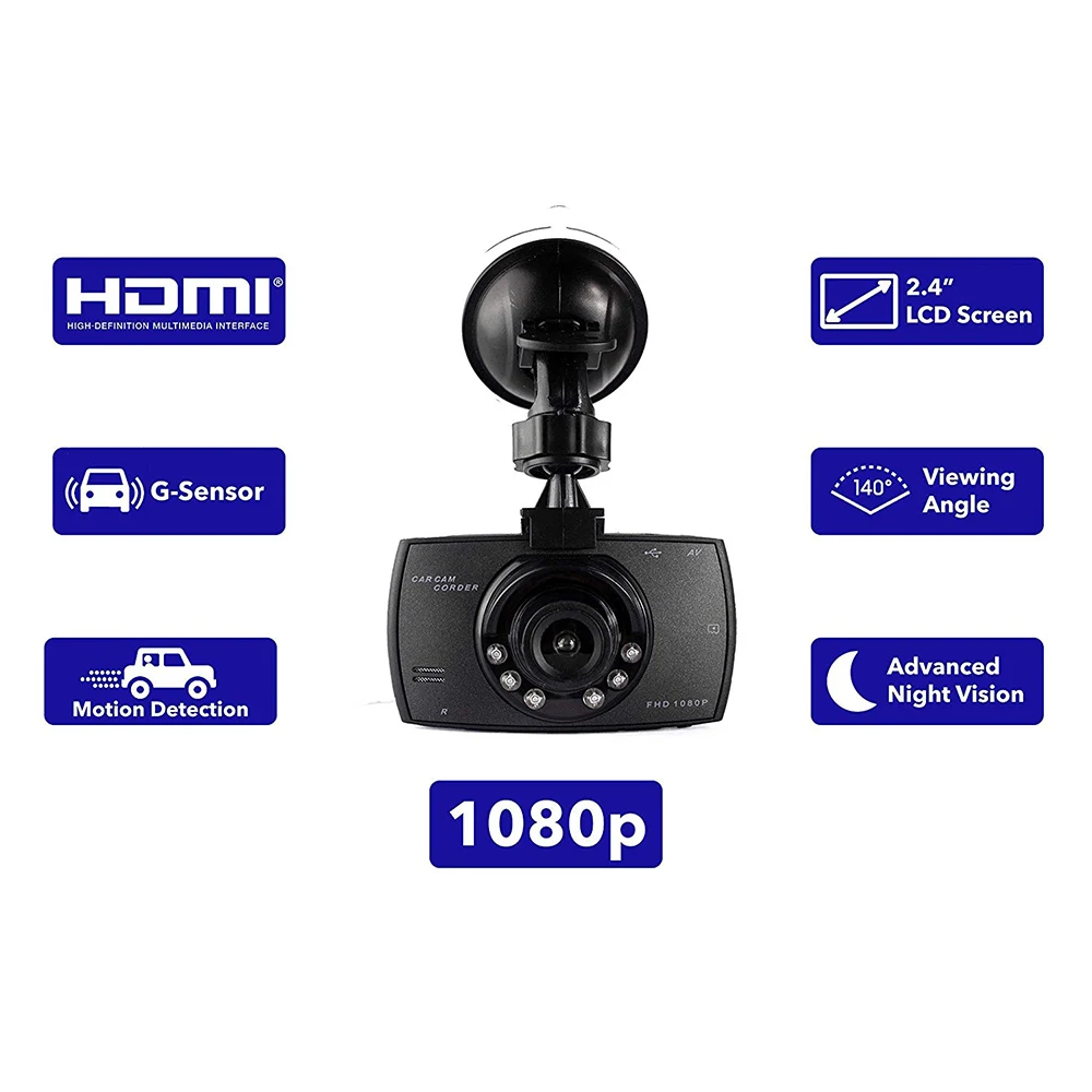 Оригинальная Автомобильная dvr камера Авто 2 7 &quotG30 Full HD 1080P 170 градусов