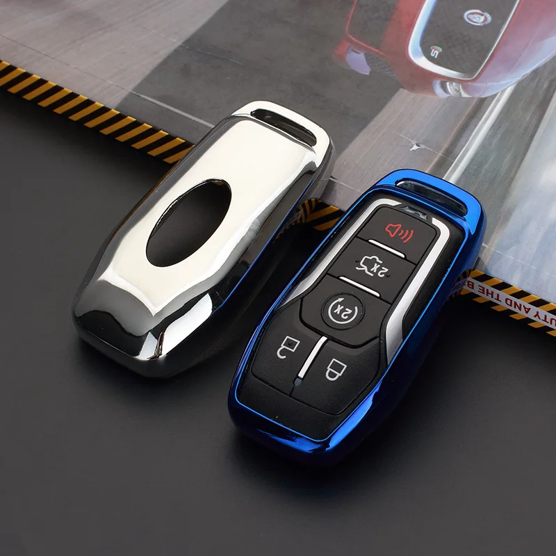 ТПУ Автомобильный Брелок дистанционного управления с ключом Оболочка Чехол для