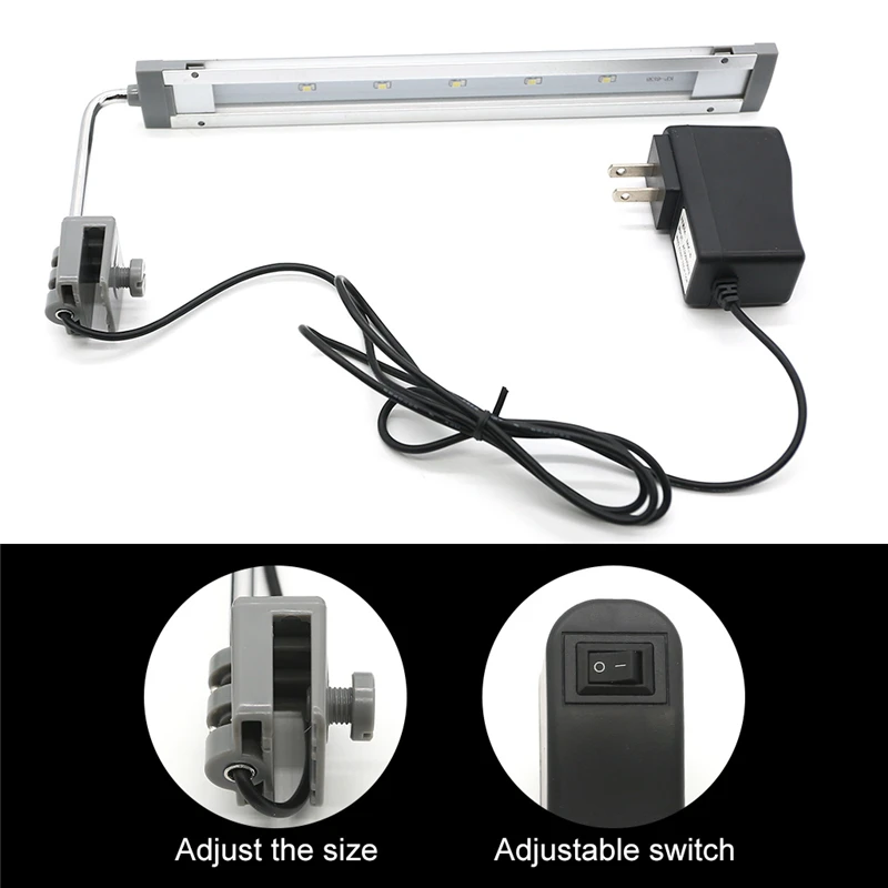 Бесплатная вращение аквариумное светодиодное освещение водное растение свет