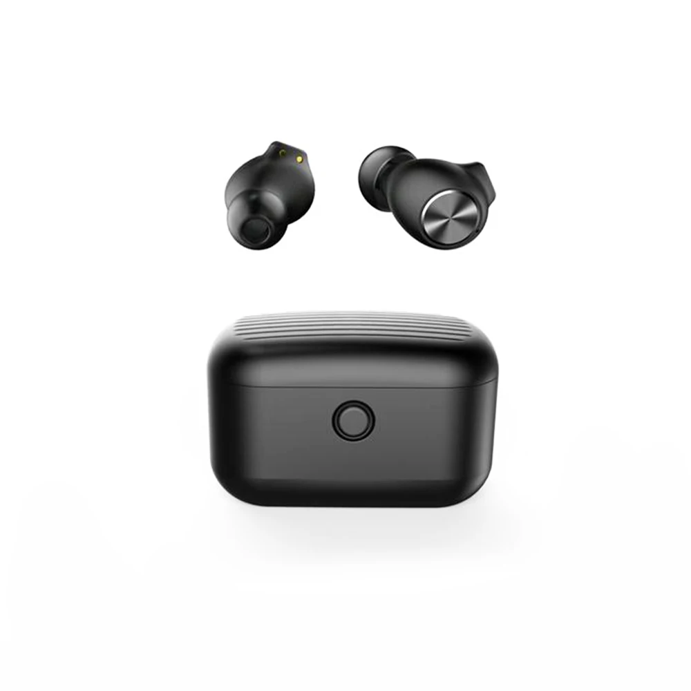 black L18 TWS 5,0 Bluetooth наушники 3D стерео звук шумоподавление Беспроводная гарнитура с умным управлением двойной микрофон зарядная коробка - Цвет: black