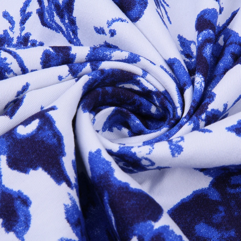 Women Plus Size Summer Dress Audrey Hepburn Sleeveless Vintage Retro Robe Rockabilly Floral Print Party Vestidos | Женская одежда