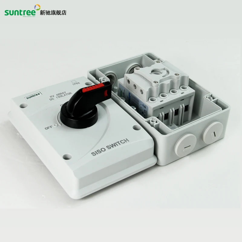 DC 1000V 32A SISO PV изолирующий переключатель для солнечной системы ВКЛ ВЫКЛ трансер IP66
