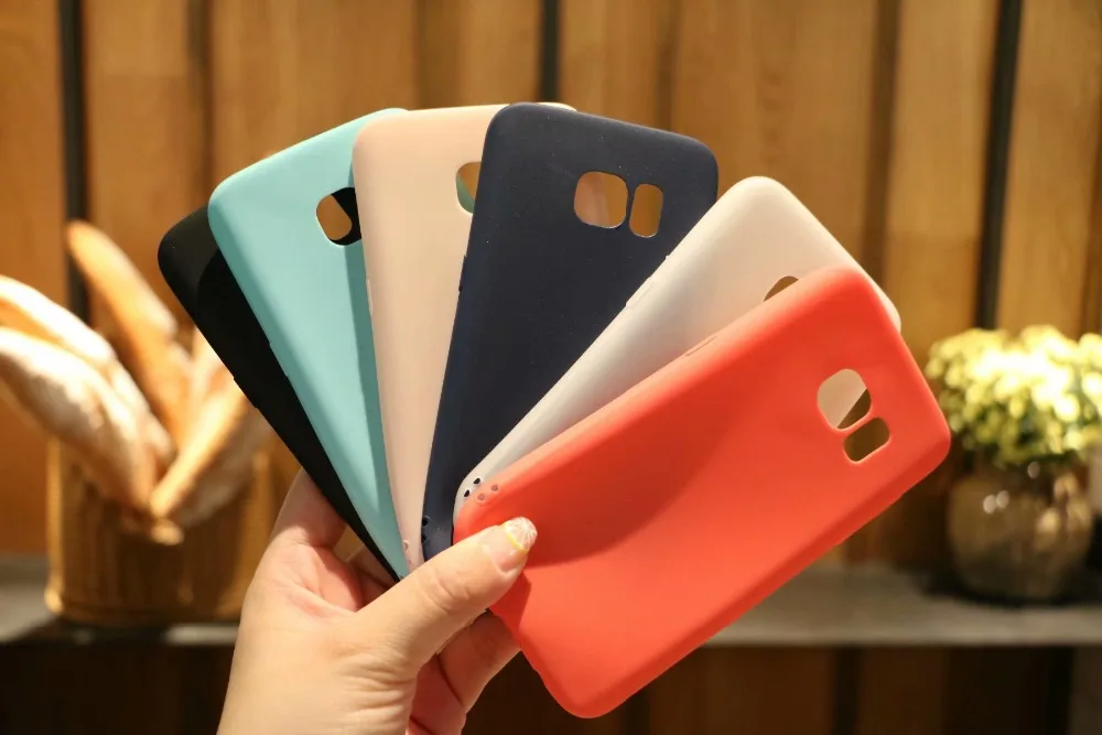 HYSOWENDLY Ультратонкий Мягкий ТПУ Матовый чехол Чехлы для samsung Galaxy S8 S8Plus S7 S6 edge силиконовые розовые чехлы для телефонов Fundas