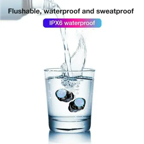 Цифровые ЖК-наушники X6 Pro IPX 3300 мА/ч Bluetooth 5 0 наушники True Wireless Bass Stereo Гарнитура Twins