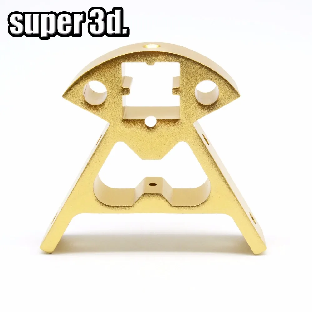 Kossel черный/золотой Vertex 3 шт. низ+ 3 шт. Топ 1 комплект алюминиевый сплав углы профиль высокое качество Reprap 3D части принтера