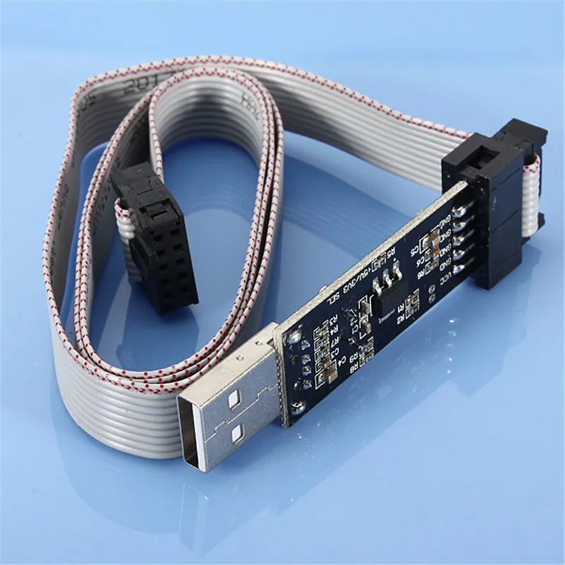 Новый электрический блок DIY высококачественный 10 контактный USBASP USBISP 3 3/5 В AVR