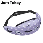 Поясная Сумка Jom Tokoy Женская, с принтом летучей мыши, мобильный телефон, 2018