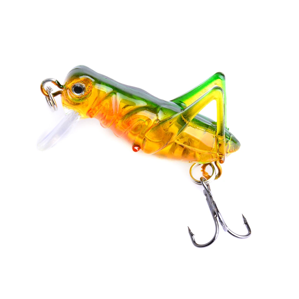 Мух жесткий рыболовную приманку Кузнечик 3g 35 мм насекомых приманки Рыбалка