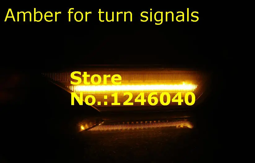 2PCS LED Side Marker Lights Turn Signal Lights lamps For Honda Civic