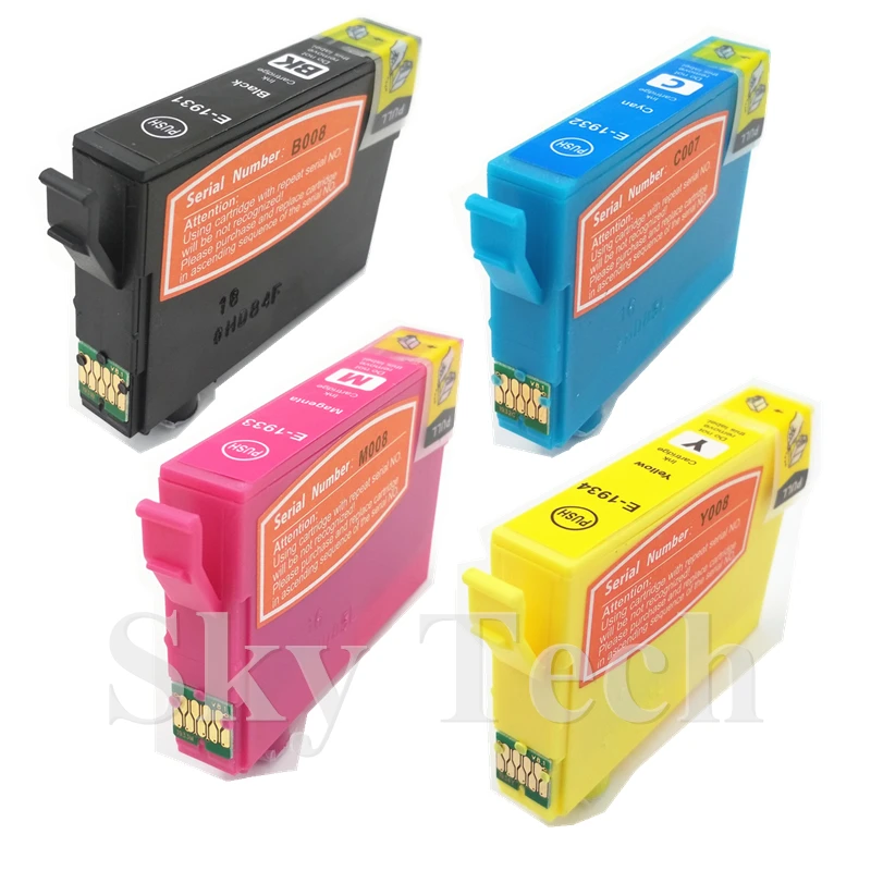 Совместимые чернильные картриджи для T830-T1934 подходят Epson WF-2521 WF-2531 WF-2541 WF-2631 WF-2651 и
