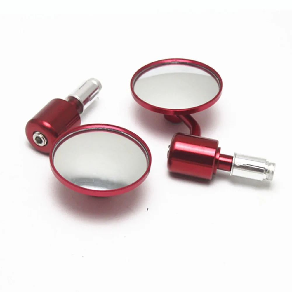 

Motorcycle Universal CNC Aluminum Round Handle Bar End 7/8"22mm Rearview Mirrors For Harley Yamaha Kawasaki Suzuki