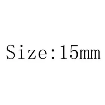 15 mm 500 шт., 15 мм, 20 мм, 25 мм, 30 мм, 35 мм, 38 мм, 45 мм, безопасный замок, задняя панель, булавка, сделай сам, брошь, основа, используется для броши и украшений для волос - Цвет: 15 mm