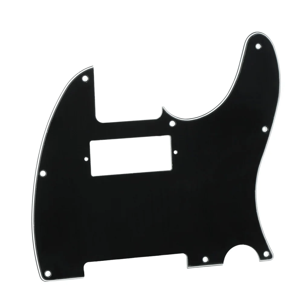 Мини-хамбакер Guiatr Pickguard черный ПВХ 3-слойный с винтами для гитарных частей и