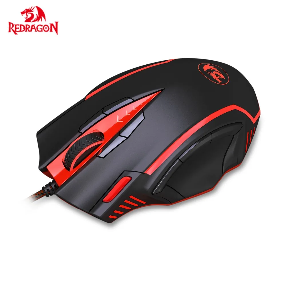 Игровая программируемая мышь Redragon M902 высокоточная RGB подсветка набор для