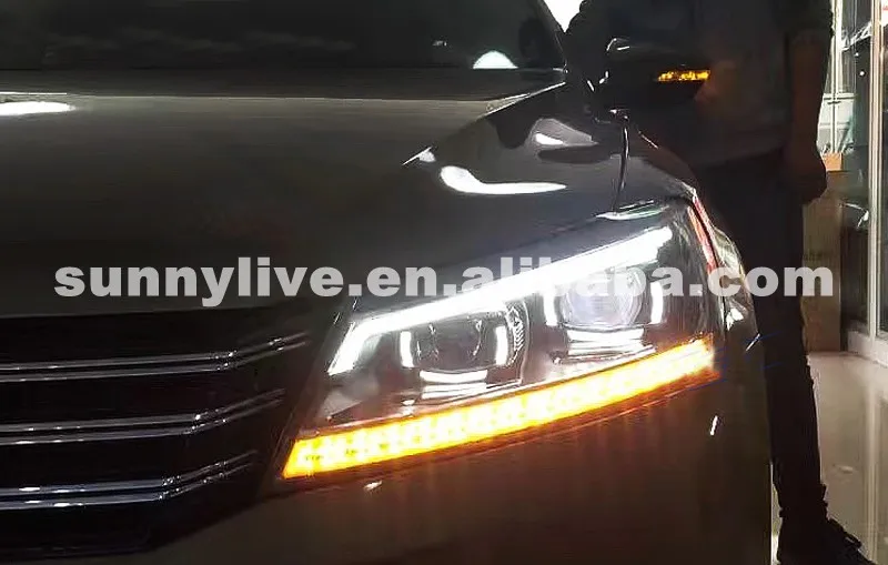 Для VW Passat V6 B7 светодиодная полоса передняя фара 2011-2015 год LD | Автомобили и