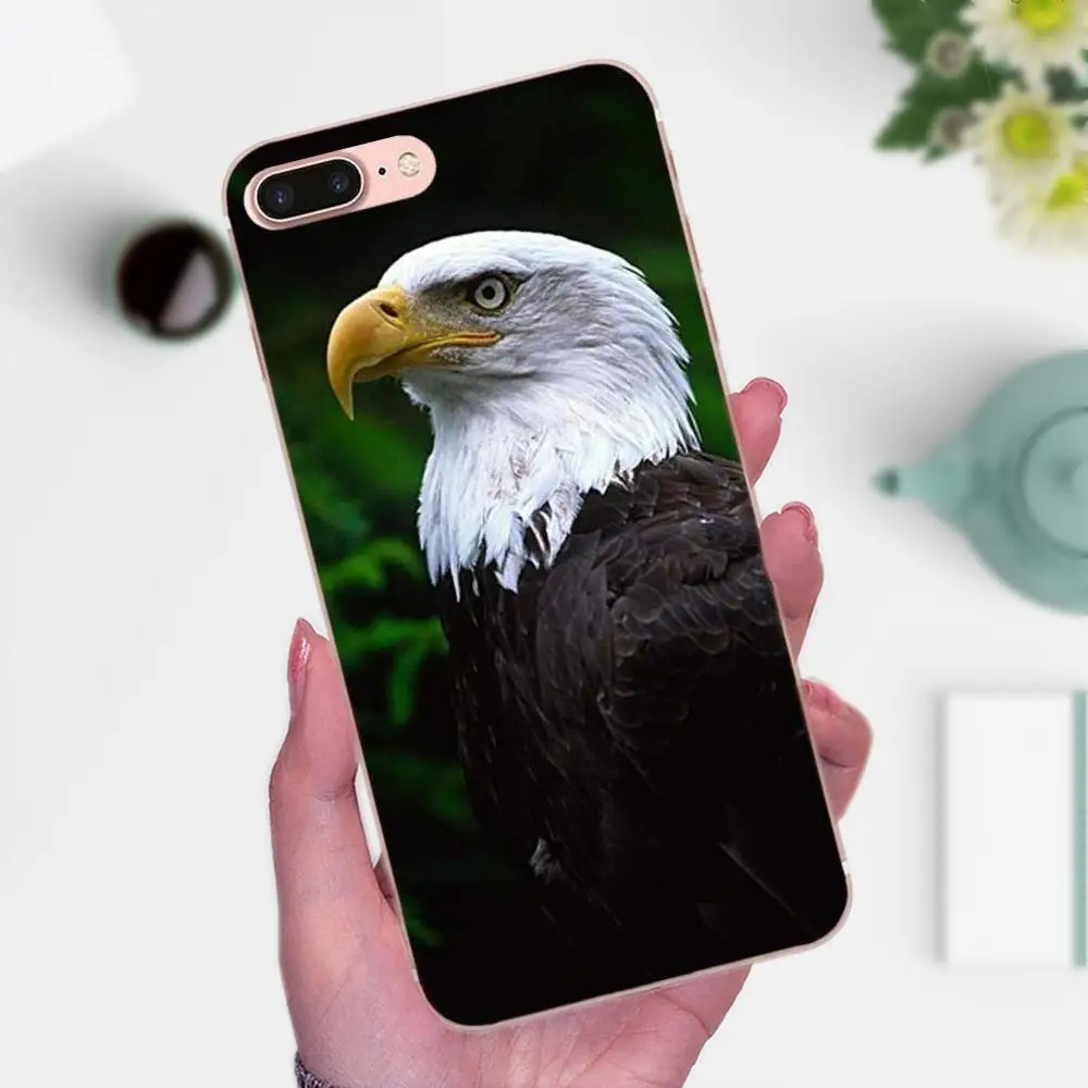 Черный орел летают небо Красочные Модные для Galaxy J1 J2 J3 J330 J4 J5 J6 J7 J730 J8 2015 2016 2017 2018 mini