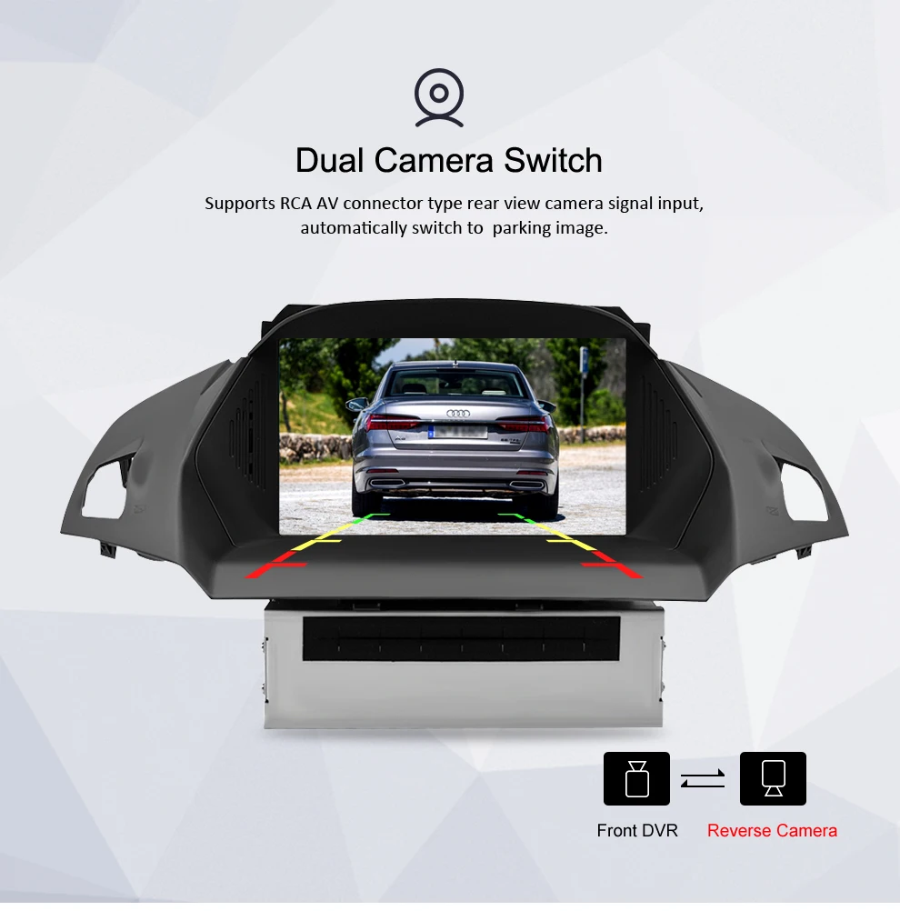 Автомобильный мультимедийный DVD плеер Восьмиядерный Android 8 1 для Европы Ford Kuga C Max