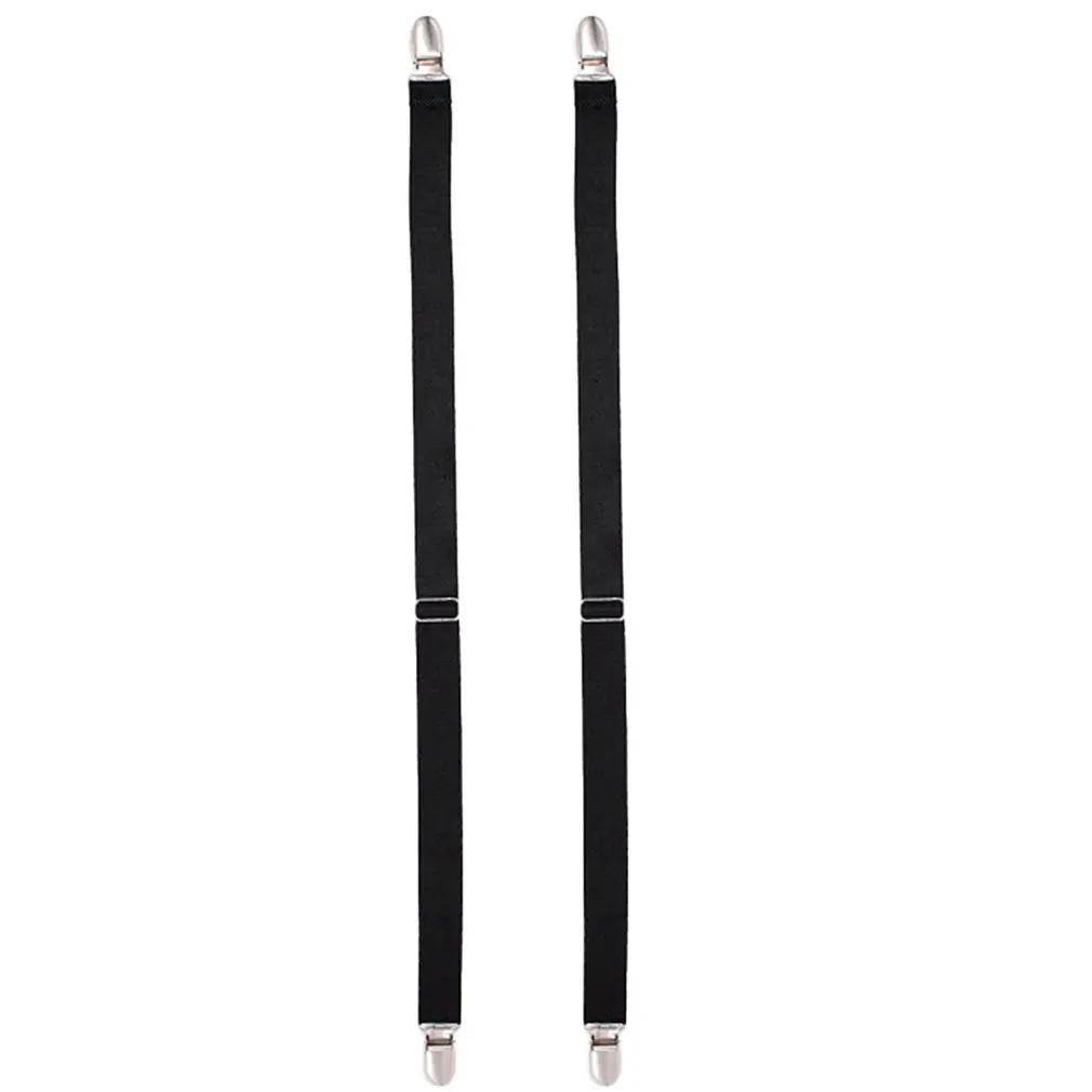 Мужская рубашка подвязки Эластичный полиэстер регулируемые подтяжки держатель