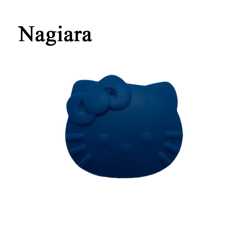 Nagaria 10 шт./лот мультфильм hello kitty Силиконовый бисер ребенок Прорезывание Зубов Бисер безопасный пищевой сорт для кормления Жевательная Кошка Китти Силиконовые Бусины - Цвет: Nagaria