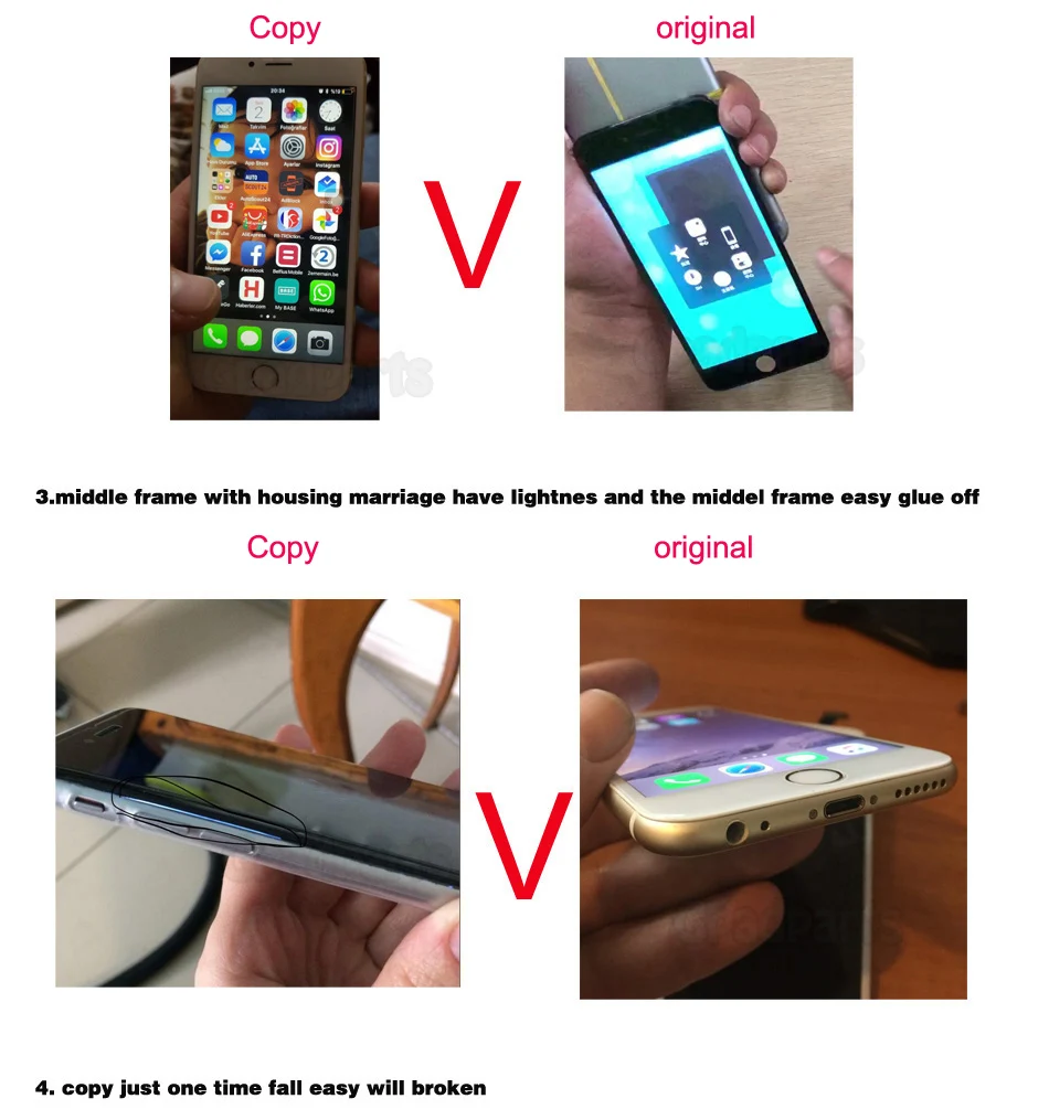 Б/у Дисплей для iphone 8 7 plus ЖК для Apple iphone 6S 7 8 ЖК с 3D сенсорным экраном дигитайзер полная сборка деталей