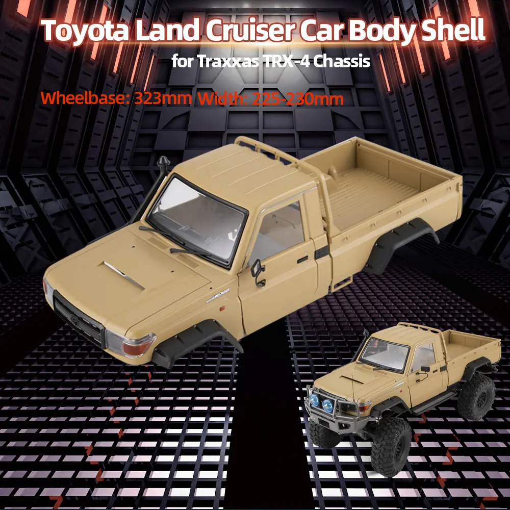 1:10 RC комплект для продажи кузова автомобиля Killerbody LC70 для 323 мм Колесная база Traxxas Chassis шасси 1/10 Toyota Land Cruiser 70