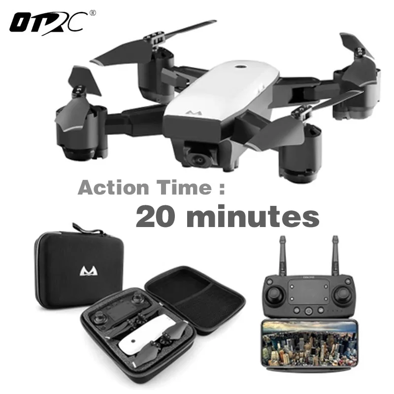 Дрон с HD 1080P Wi Fi камерой Квадрокоптер зависающий FPV Квадрокоптеры 5 Мп складной