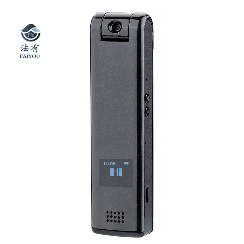 

HD 1080P Police Body Lapel Worn Video Camera Pen Camera Voice Control Recorded Mini Camcorder With OLED Screen Play External