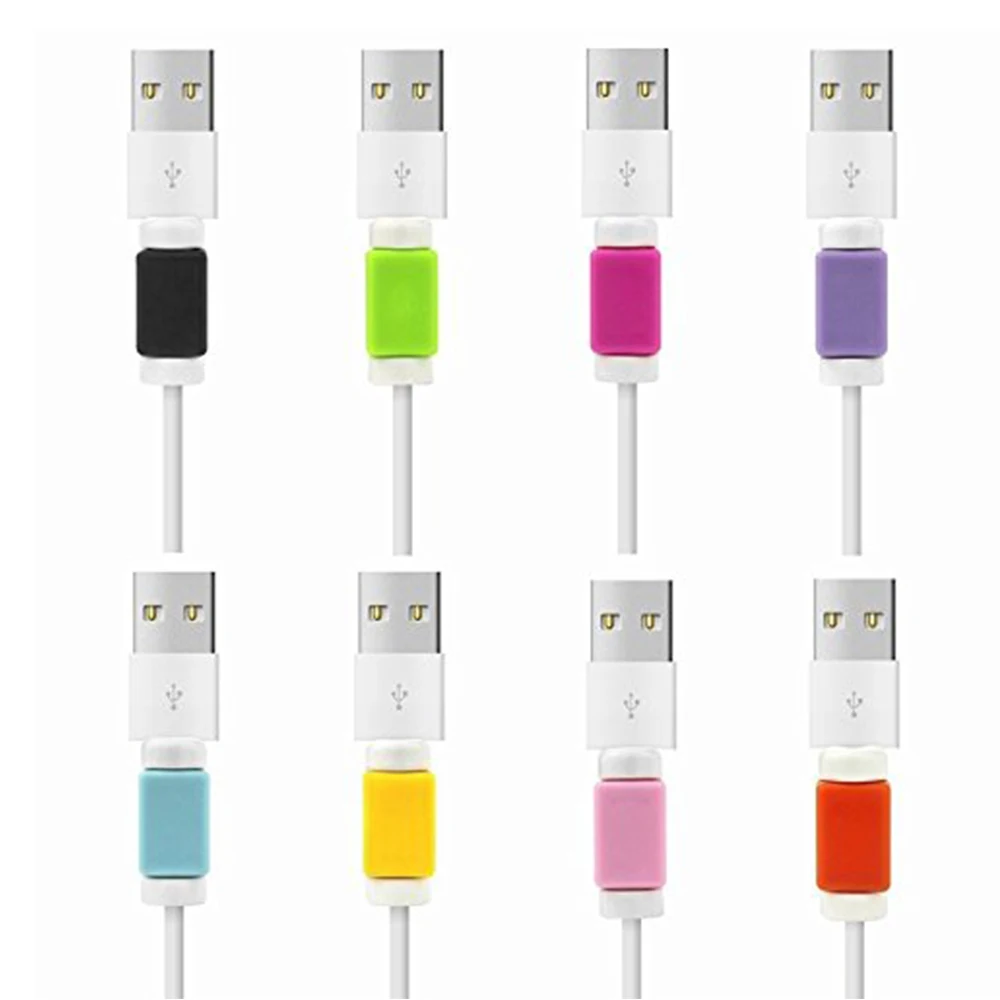 NYFundas 10 шт. кабель usb протектор зарядное устройство провод крышка шнура для Iphone XS MAX