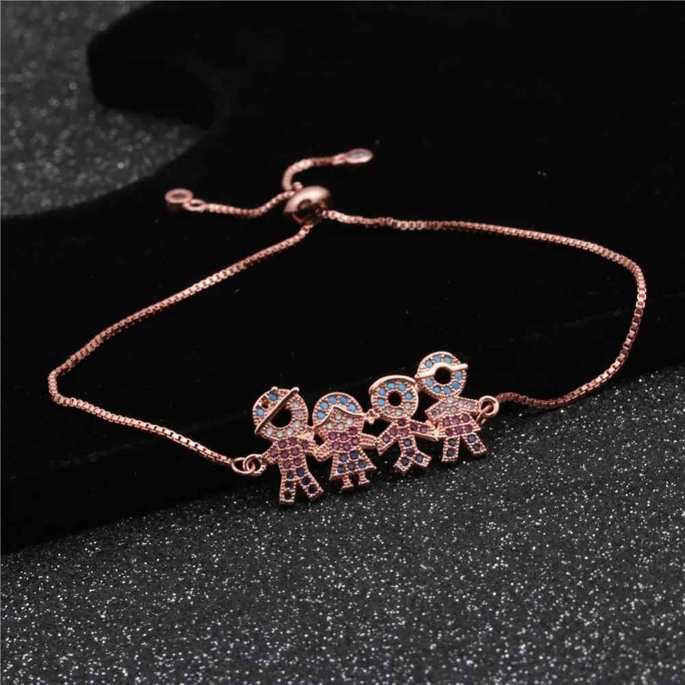 Нержавеющая сталь персонализированные любовь мама папа дочка сын Браслеты