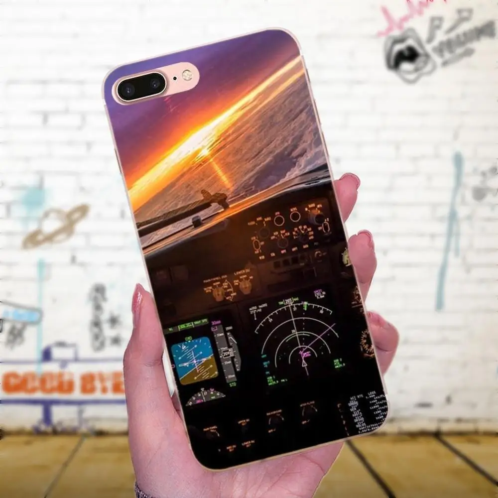 Крутой самолет Cockpit модный для Galaxy Grand Alpha G850 Core2 Prime S2 I9082 A3 A5 A7 On5 On7 2015 2016