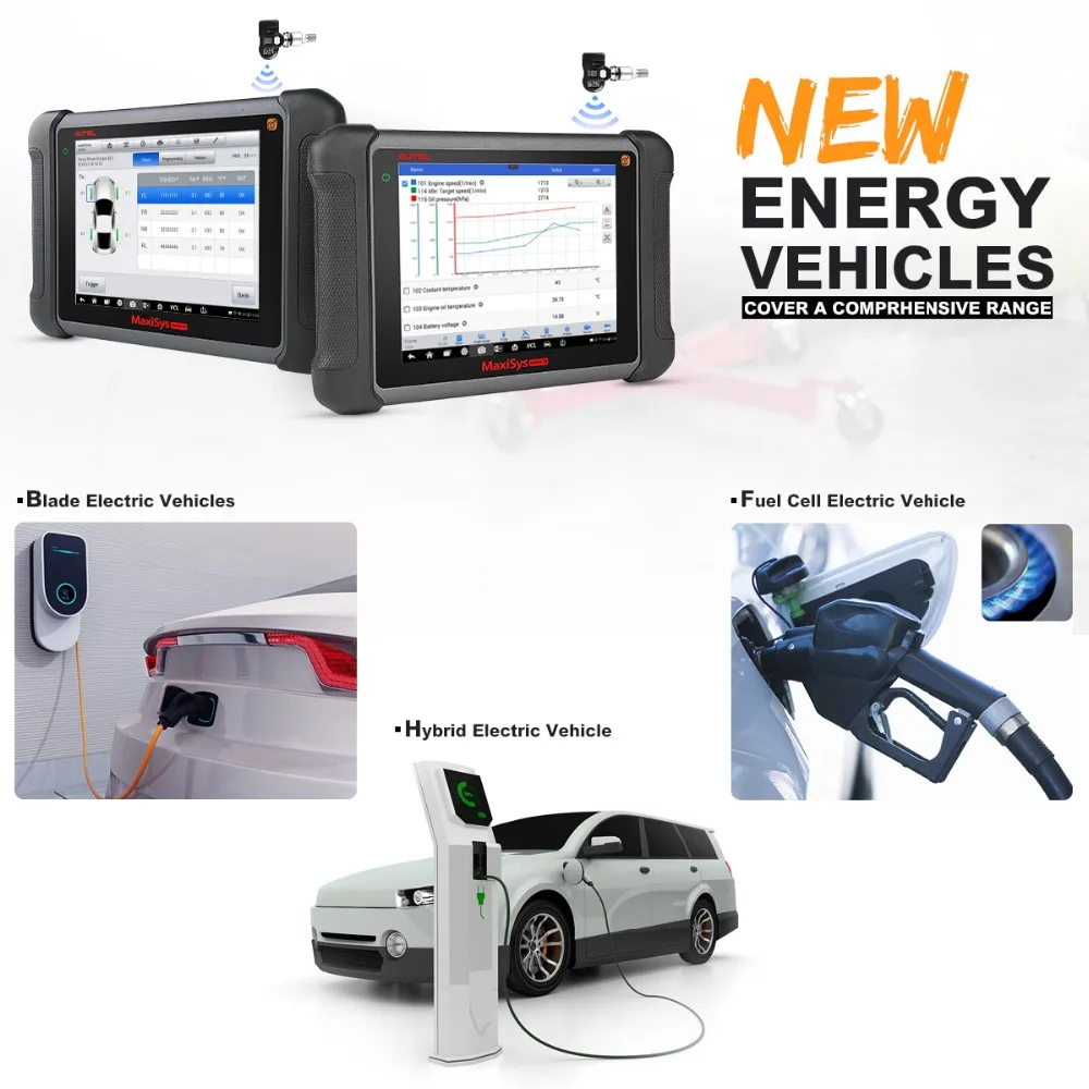 Autel MaxiSys MS906TS OBD2 автомобиля диагностический инструмент сканер автомобиля Автомобильный ЭБУ ключ OBD2 разъем кодирования TPMS тестер тормозной жидкости