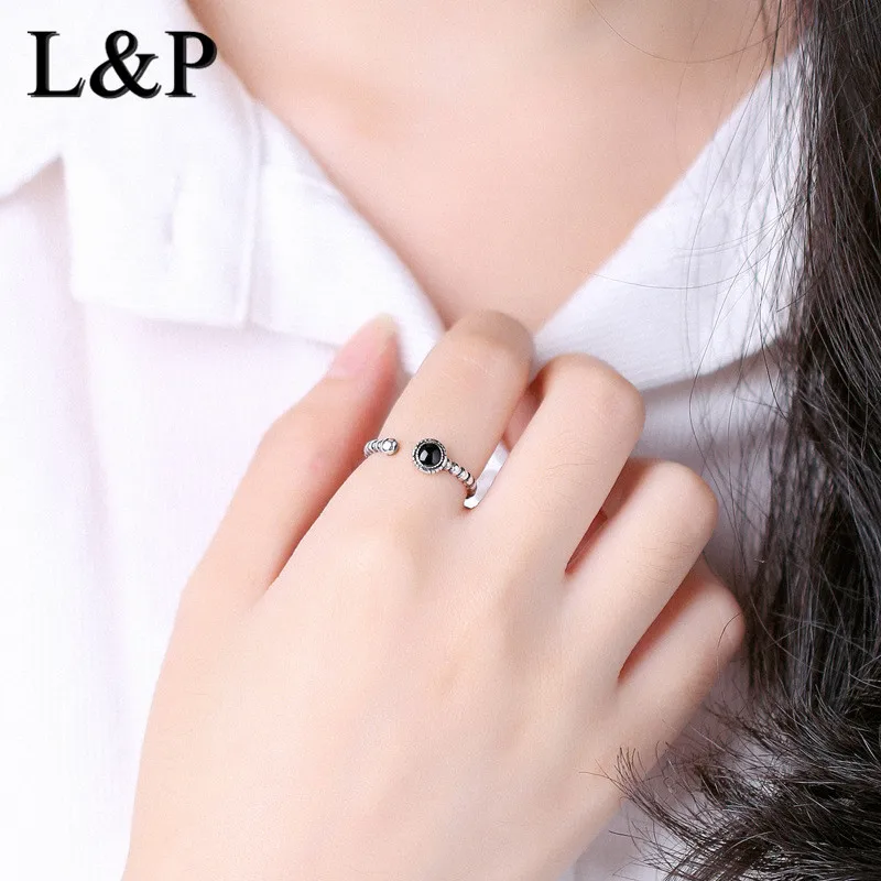 

L&P Elegant Fashion Handmade Rings 100% 925 Sterling Silver Ring For Women Men, Fine Jewelry Wholesale For Christmas Gift