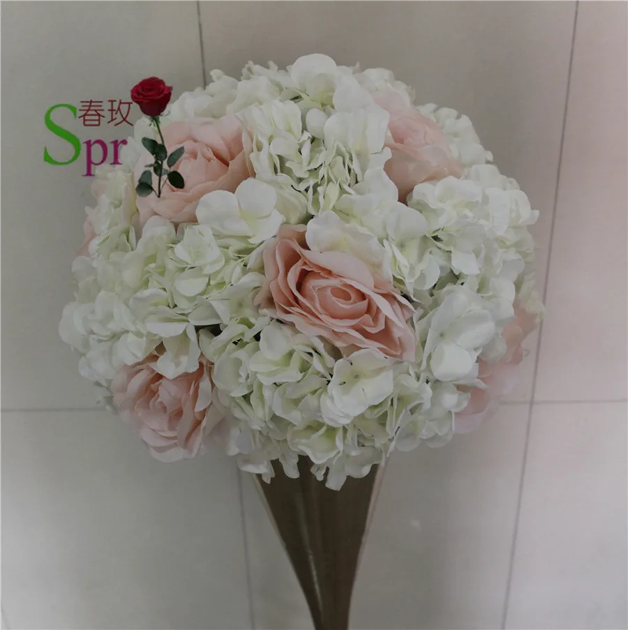 

SPR NEW!!Free shipping!10pcs/lot wedding road lead lavender artificial flowers wedding table flowers,table centerpiece-ivory