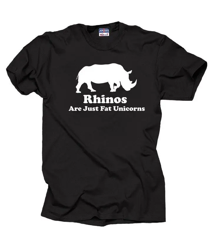 

Rhinos Are Just Fat Unicorns T-Shirt Funny Tshirt Shirt Tee