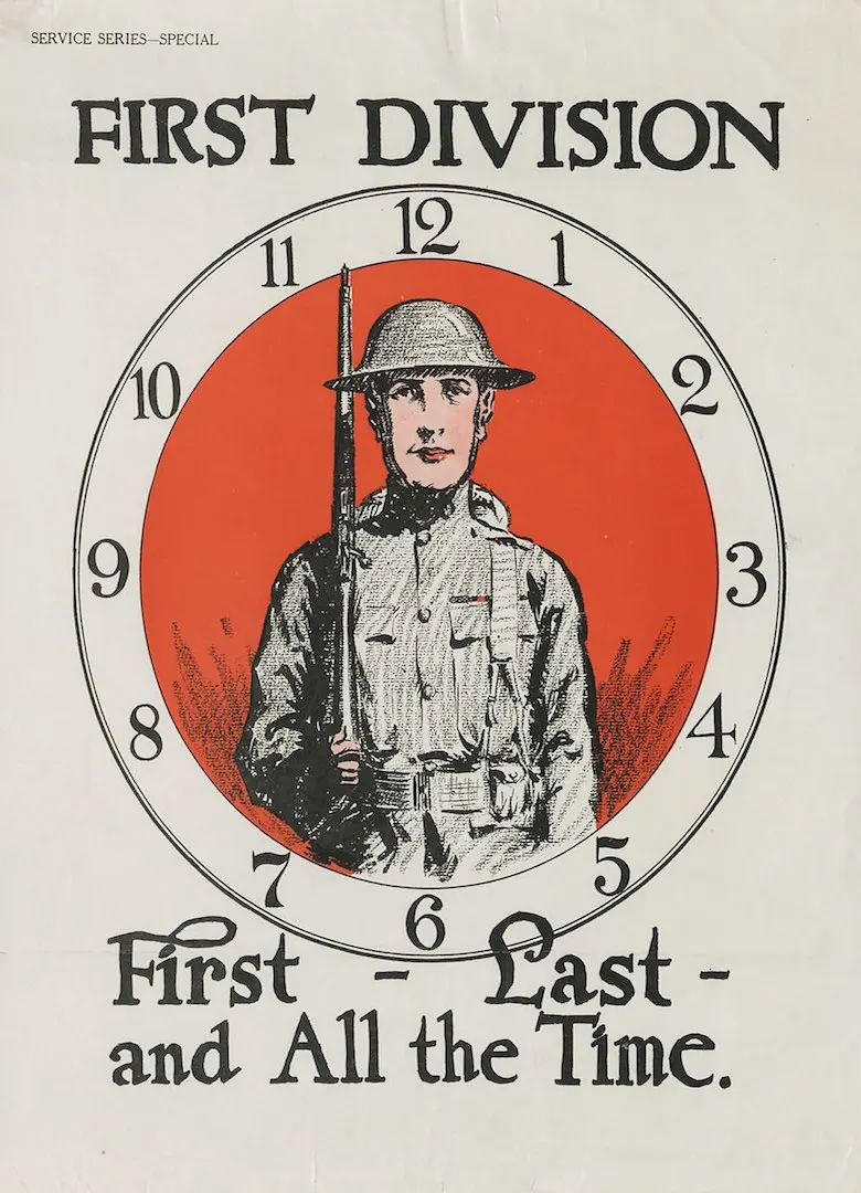 Винтаж 1910s США WW1 Радуга плакат британцы привлечь сегодня Классическая Тканевая