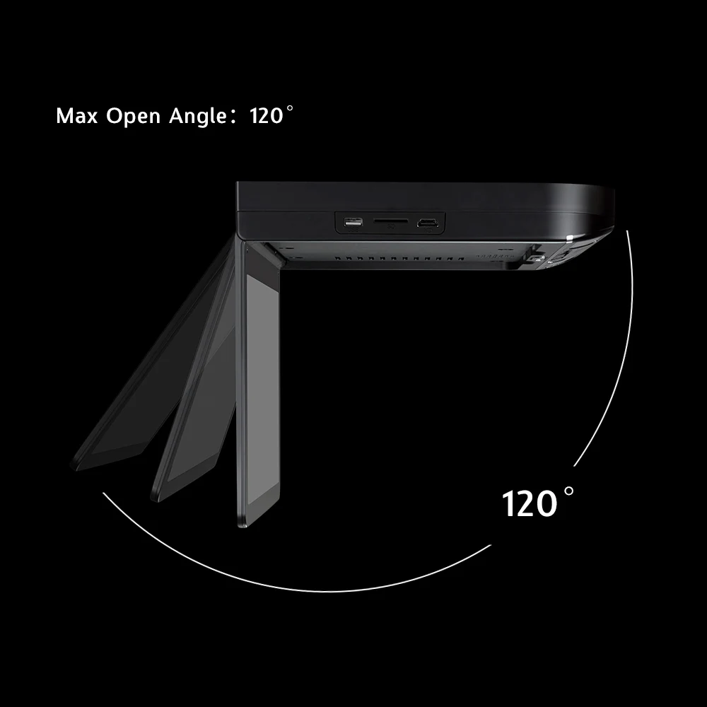 13 3 дюймовый FHD 1080P IPS цифровой экран автомобильный монитор с креплением на крыше DVD
