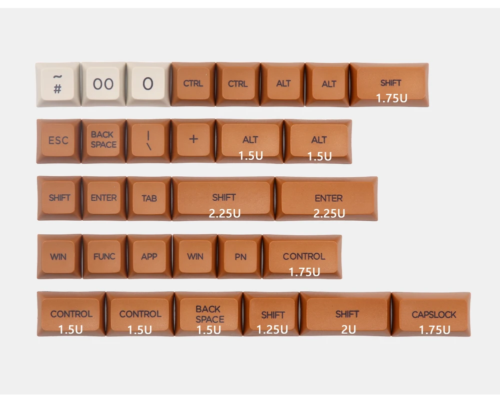 Xda profile 165 клавиш pbt materila совместим с механической клавиатурой cherry mx