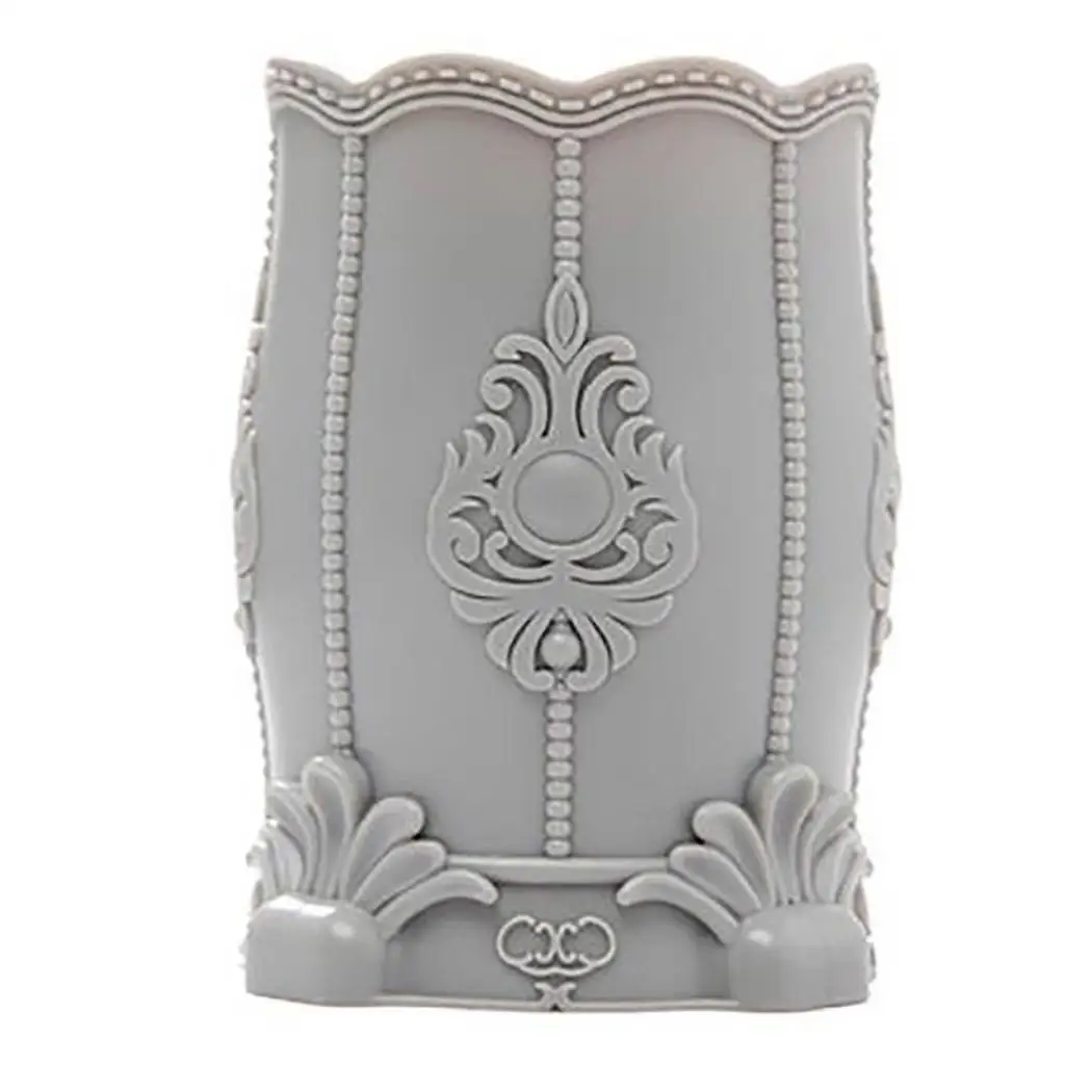 grey Multi-purpose Pen Holder Storage Box Office Home Pen, Cosmetic, etc Solid Home, Office, etc Desk Organizer - Цвет: grey