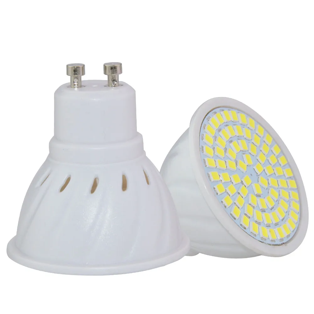 E27 светодиодные лампы GU10 AC 220 В SMD 2835 MR16 прожектор 4 Вт 6 8 энергосберегающее