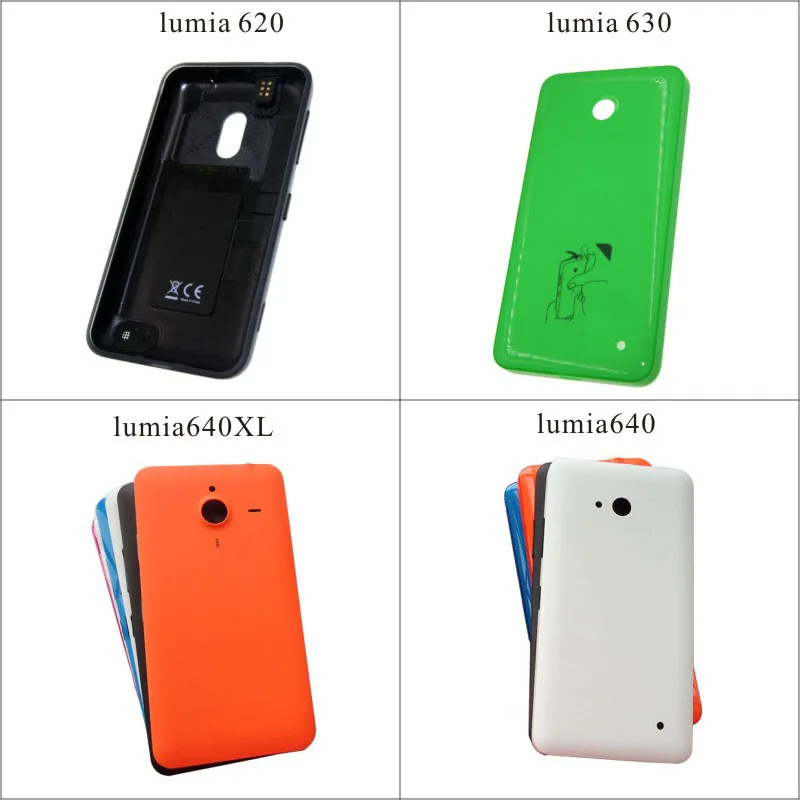 Задняя крышка для Lumia от NOKIA 620 задняя крышка батарейного отсека для microsoft Lumia 640 640XL задняя крышка чехол