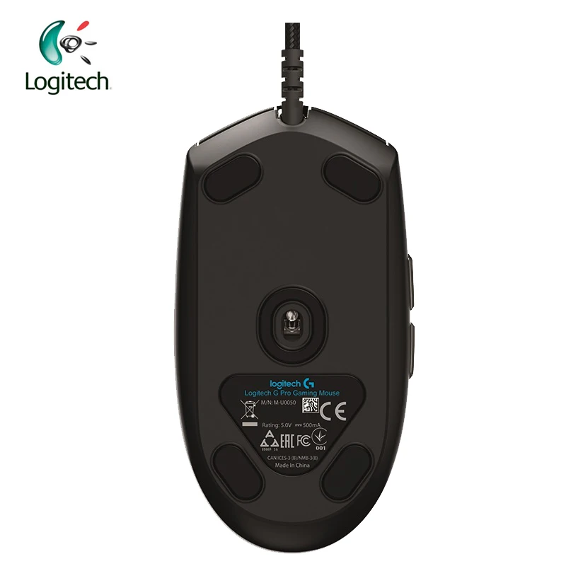 Игровая мышь Logitech G Pro Проводная игровая 12000 точек/дюйм RGB официальная Подлинная USB