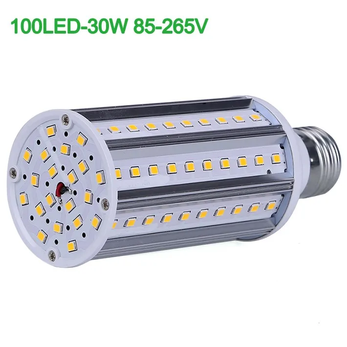 Bombillas светодиодный светильник-кукуруза E26 E27 E40 30W 40W 50W 70W AC 85 V-265 V алюминиевый светодиодный светильник-кукуруза SMD2835 светодиодный светильник