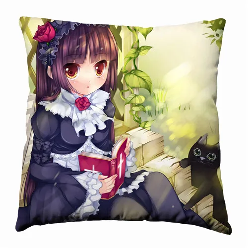 Аниме Манга Oreimo Kuroneko 40x40 см наволочка чехол для подушки сиденья постельные принадлежности - Цвет: Фиолетовый