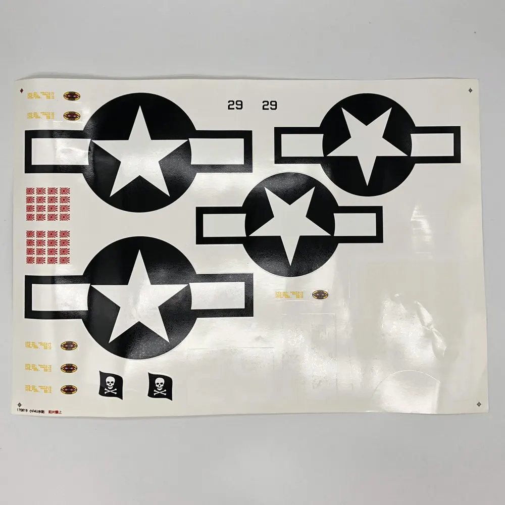 Набор наклеек для LX модель полет в небе хобби 1200 мм размах крыльев F4U rc самолет