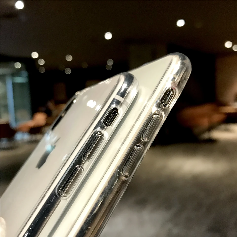Прозрачный ТПУ чехол для iphone XS MAX XR X SE 5 6 6s 7 8 плюс sony XZ1 XZ2 XZ3 XZ4 XA XA1 XA2 ультра крышка