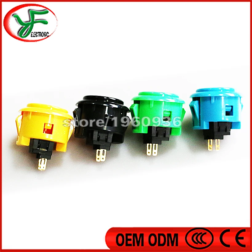 10 шт. кнопки для аркадных игр|sanwa push button|sanwa buttonsarcade cabinet buttons |