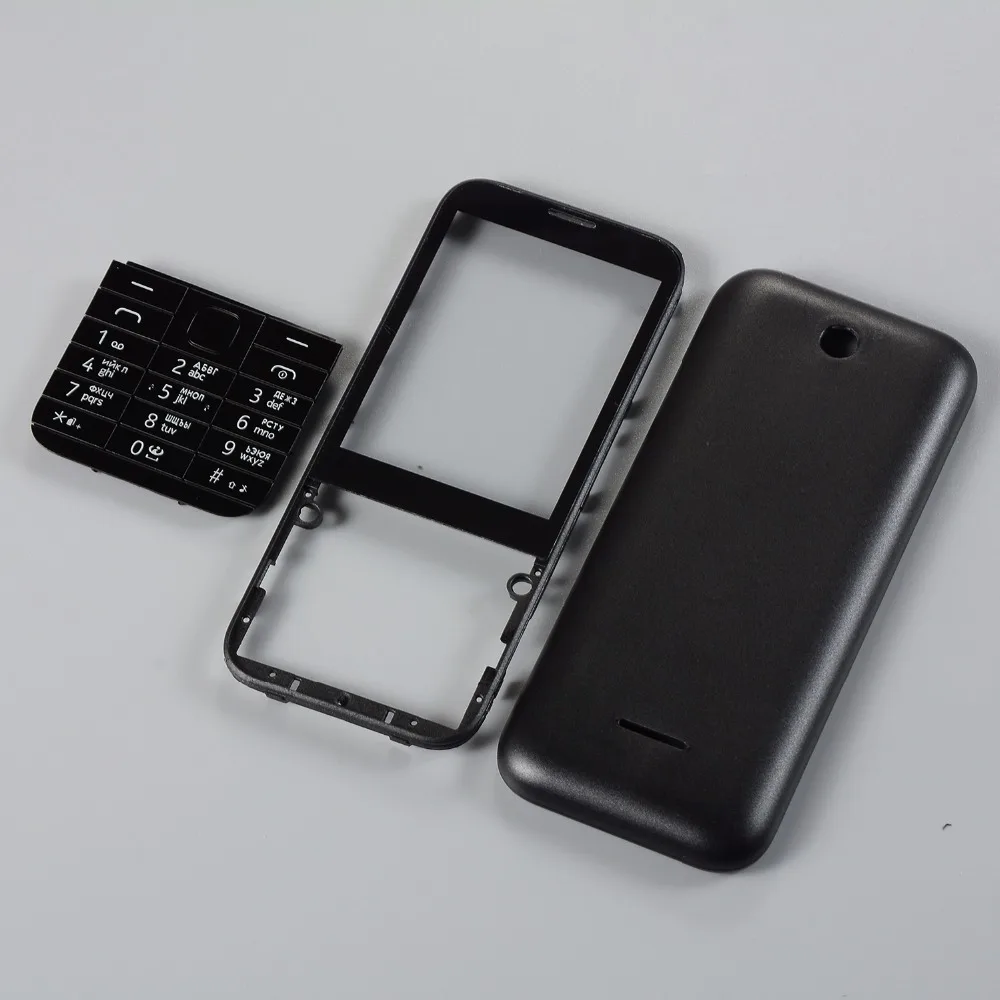 Корпус корпуса для Nokia 225 N225 новая полноразмерная Передняя Крышка батарейного