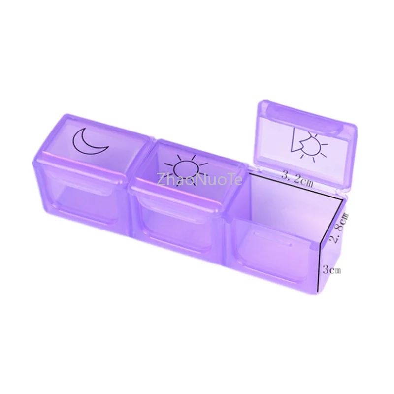 2 шт коробки для хранения пластиковый контейнер еды неделя медицины коробка