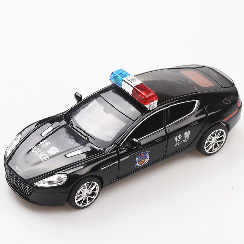 1:32 игрушечный автомобиль Astonmartin полицейская металлическая игрушка сплав супер